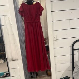 JJs House Red Maxi Dress
